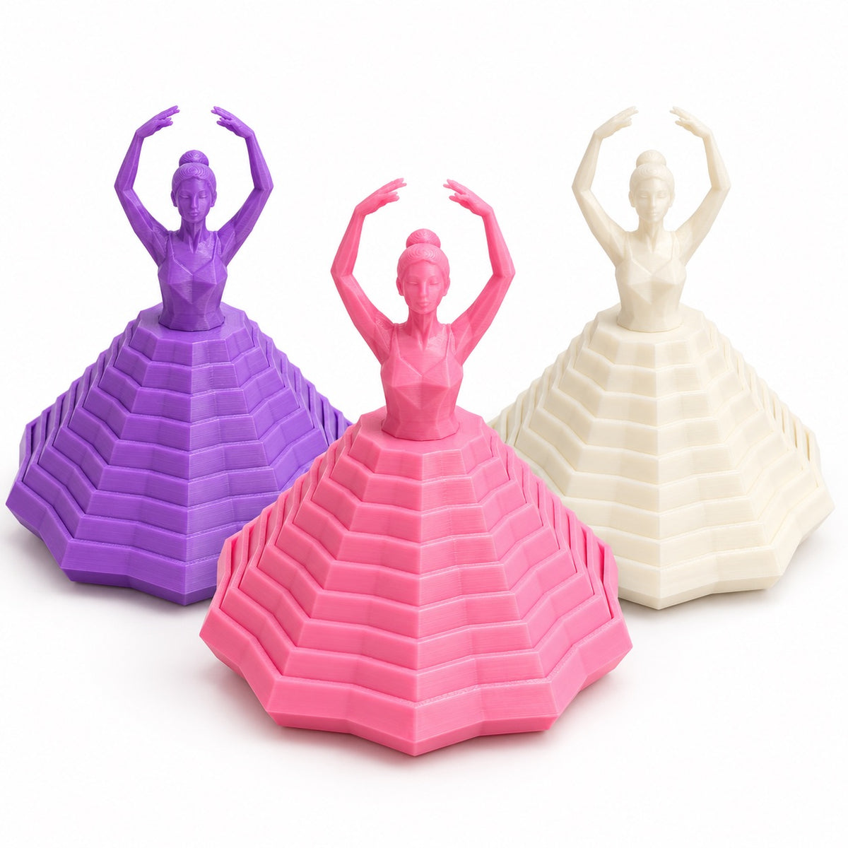 Fidget Bailarina - Enróscala y hazla girar en su soporte. Juguete ASMR perfecto para decorar y para desestresarse