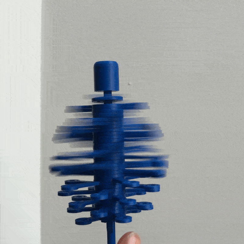 Fidget Espiral - Gira como el ADN. Perfecto como juguete antiestrés y para personas con TDAH y autismo